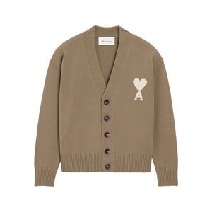 Ami Paris Brown Sweaters & Knitwear - Cardigans Men